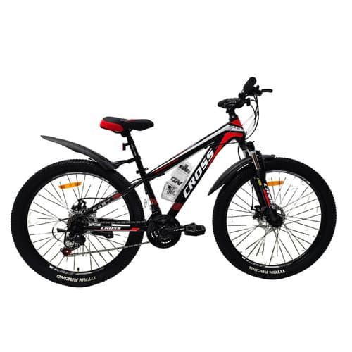 Велосипед 26 Cross Fast 13" чорно-червоно-білий
