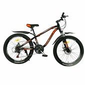 Велосипед 24 Cross Rider 12" чорно-оранжевий