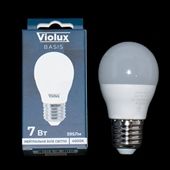 Лампа LED BASIS G45  7W E27 4000K VIOLUX 823540