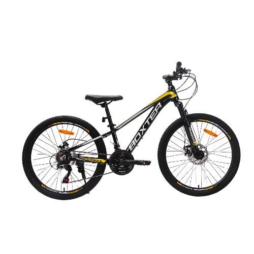 Велосипед 24 CrossBike Boxter 11" чорно-жовто-сірий