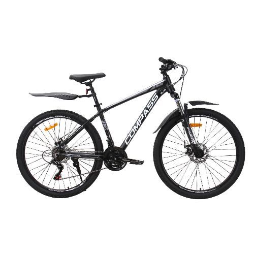 Велосипед 27.5 CrossBike Compass 17" чорно-сірий