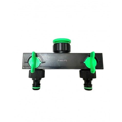 Кран на 2 виходи 1"-3/4 з внутрішнім різьбленням № 4080