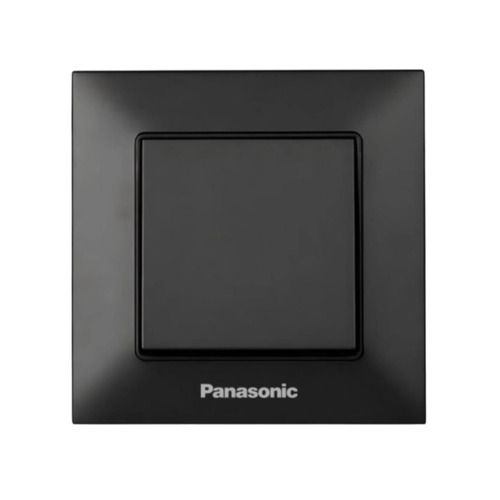 Вимикач Panasonic 1вн. чорний WNTC0001-2BL (12шт/уп)