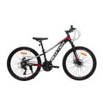 Велосипед 24 CrossBike Boxter 11" чорно-біло-червоний