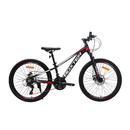 Велосипед 24 CrossBike Boxter 11" чорно-біло-червоний