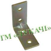 Кутник квадратний мебельний №100 (5*2,5см) (20шт/уп)