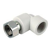 Коліно поліпр. ф20-1/2" з накидною гайкою KOER K0144 (35шт/уп; 210шт/ящ)