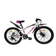 Велосипед 24 CrossBike Dragster Rigid 11" біло-рожевий