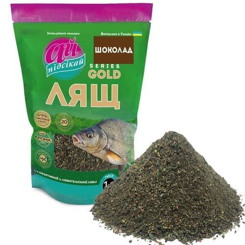 Прикормка "Ай підсікай" Gold Лящ Шоколад 1кг