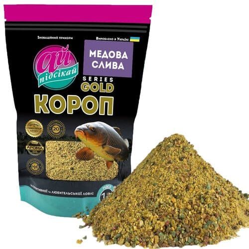 Прикормка "Ай підсікай" Gold Carp Медова слива 1кг