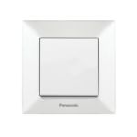 Вимикач Panasonic 1вн. білий швидкий монтаж WNTC0101-2WH (12 шт/уп)