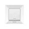 Вимикач Panasonic 1вн. білий з підсвіткою WNTC0002-2WH (12шт/уп)