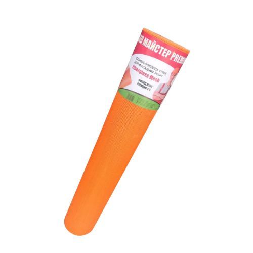 Сітка фасадна оранж Master Premium 160г (5*5) довж. 50м