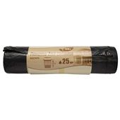 Пакети для сміття 120л/25шт чорні Grad 8427425