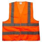 Жилетка світловідбивна оранжева 4 с/о полоси XXL Grad 9451595