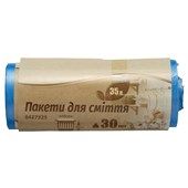 Пакети для сміття 35л/30шт сині Grad 8427325