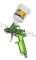 Фарборозпилювач HVLP-mini  Ø0.8 (зел) в/б (пласт) (850106) 6812041