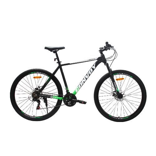 Велосипед 29 CrossBike Convoy 19" чорно-зелений