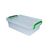 Контейнер для харчових продуктів із засувками 2,2л /25*22,5*7/ (5шт/уп)