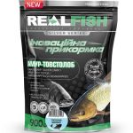 Прикормка "RealFish" 1000г Амур-Товстолоб Топлене молоко