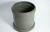 Каналізаційна муфта СІРА 110мм (50шт/уп.)