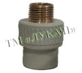 Муфта поліпр. ф25-1/2" зовн.