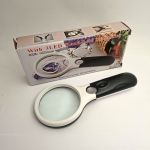 Лупа ручна з підсвіткою Magnifier NO.6903 Size:45*22мм 2,5*90мм