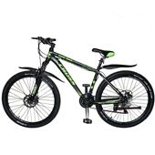 Велосипед 27,5 Cross Hunter 17" чорно-зелений