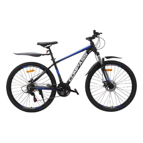 Велосипед 27.5 CrossBike Compass 17" чорно-синій