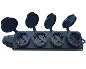 Колодка 4 Luxel каучук  1134