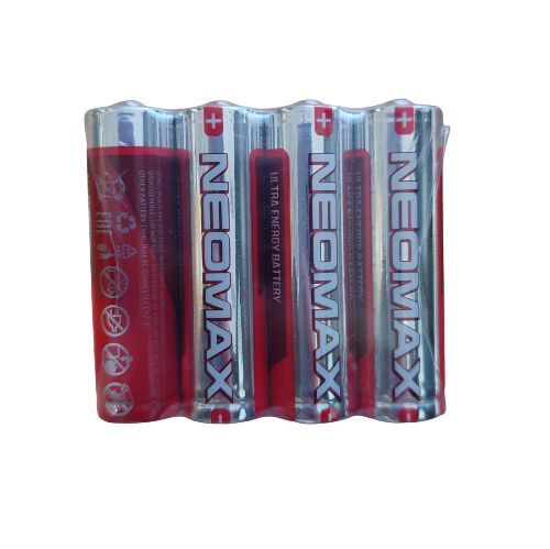 Батарейка NEOMAX LR6/AA лужна (Alkaline) у плівці (4шт/уп)