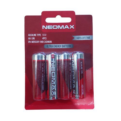 Батарейка NEOMAX LR6/AA лужна (Alkaline) у блістері (4шт/уп)