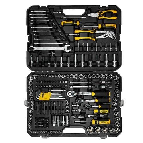 Набір головок та біт 1/4", 3/8", 1/2" 233шт CrV 6003871