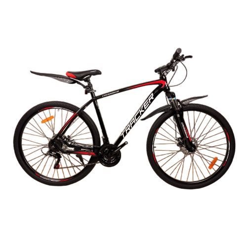 Велосипед 29 CrossBike Tracker 21" чорно-червоний