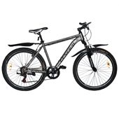 Велосипед 26" General G6.0 Steel (7 sp) 19 рама, чорно-сірий/чорно-оранжевий