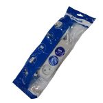 Подовжувач Panasonic 3гн. 5м б/з зі шторками сірий WLTB0235-2GR (12шт/уп)
