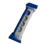 Колодка Panasonic 4гн. б/з зі шторками сірий WLTB0240-2GR (25шт/уп)