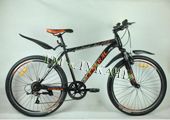 Велосипед 26" General G5.0 Steel (21 sp) 19 рама, чорно-оранжевий