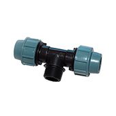 Трійник різьба зовнішня ф20-1/2"-20