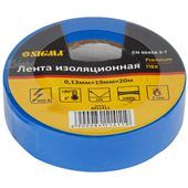 Ізолєнта ПВХ синя 0,13мм×19мм×20м Premium 8411411