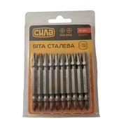 Біта "СИЛА" PH1-PH2 65мм двостороння (10шт/уп) 309271