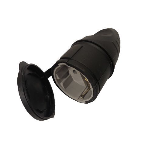 Гніздо каучук Neomax NX2004 з/з з кришкою чорне (15/90уп)