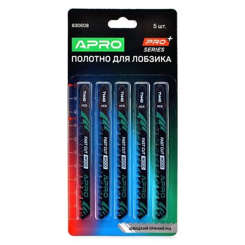 Пилочки лобзик дерево 100/75мм 4мм (5шт/уп)* Т144D APRO 830608