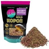 Прикормка "Ай підсікай" Gold Carp Халібут полуниця 1кг