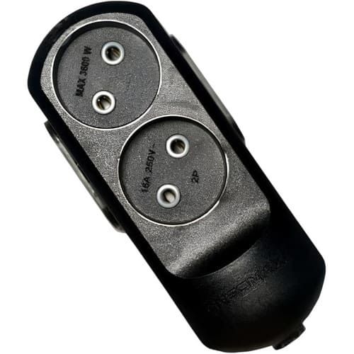 Колодка Neomax 2гн. б/з чорна NX510200 (40шт/уп)