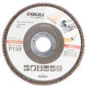 Круг КЛТ sigma 125 пелюсток (зерно 120) торцевий Т29 (конус) 9172661
