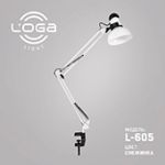 Лампа настольна із струбциною "Сніжинка" L-605 (ТМ "LOGA light") 10шт/ящ