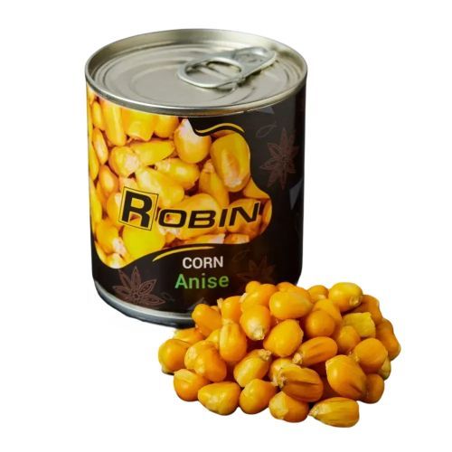 Приманка Кукурудза рибацька ROBIN аніс 200мл ж/б