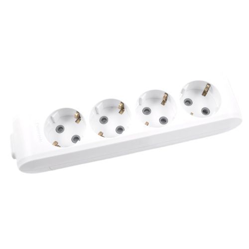 Колодка Panasonic 4гн. з/з зі шторками сірий WLTB0440-2GR (25шт/уп)