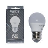 Лампа LED QUANTUM G45 6W E27 4000K VIOLUX 813230